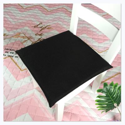 China Antistatic Customized Logo Cotton Hard Cushion Chair Square Canvas Cushion For Student for sale