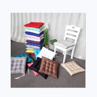 China Hot Sale Solid Color Nail Pin Futon Cushion Sofa Office Car Chair Anti-Static Canvas Cushions for sale