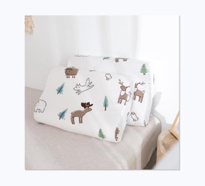 China 2021New Cartoon Anti-static Pattern Comfortable Pillow Cases Cotton For Latex Pillows for sale