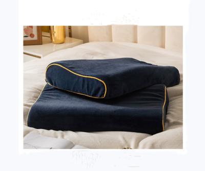 China 2021New Milk Velvet Anti-static Comfortable Solid Color Bed Pillow Case For Latex Pillow for sale