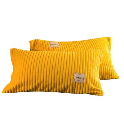 China Anti-Static Drop Shipping One Pair Magic Velvet Soft And Comfortable Pillow Bed Cover for sale