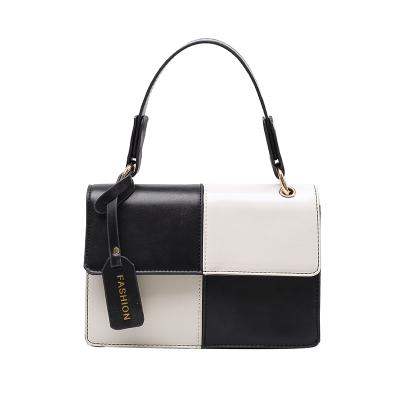 China Hot Selling Fashion Update Abrazine PU Women Handbags Weave Design Lady Bag Handbags for sale