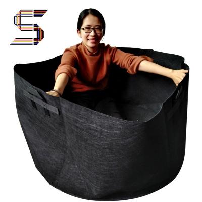 China Cheap Wholesale Suppliers 300 Gallon Raised Bed Root Container Cloth Pots Growing Bags Nursery Cloth Plant Pots Planter Grow Bag for sale