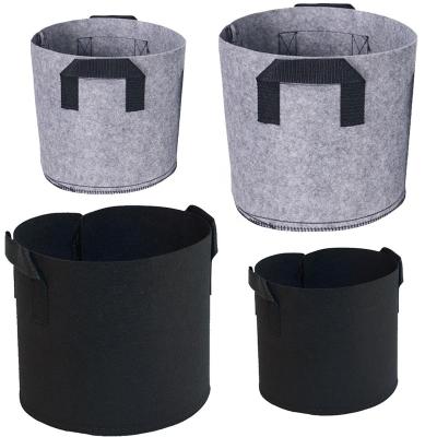 China Economic Wholesale Customized Garden Growing Bags Nursery 12 Gallon Fabric Pots Ruled Fabric Potted Plant Nursery Bag Vegetable Grow Bags for sale