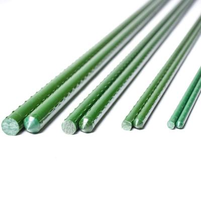 China The PE wholesale support for garden plants/etc. Coated Steel Pipe 11MM 3FT 4FT Garden Stakes 5 FT 6FT Landscape Staples Factory PP Plastic Coated Steel Garden Stakes for sale