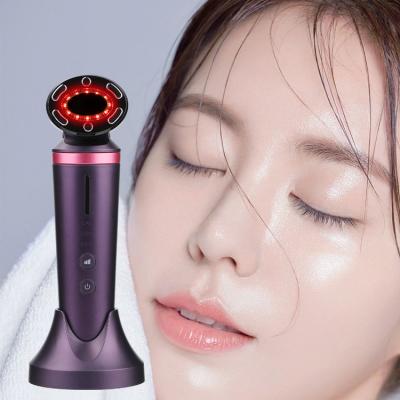 China Skin Tightening New 2021 Updated EMS Luxury RF Beauty Device Face EMS Skin Care Tools Custom Logo for sale