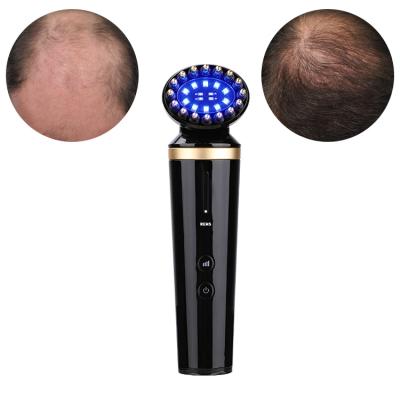 China Handheld Home Ionic Infrared Laser Hair Comb Electric Power EMS Hair Loss Prevention OEM Use Scalp Care for sale