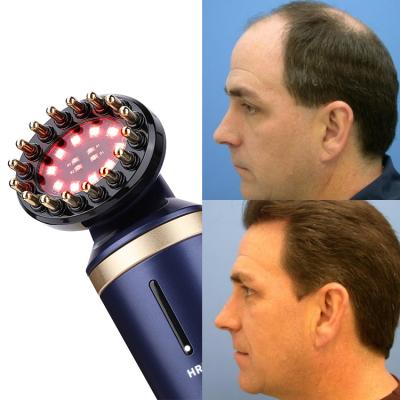 China Hair Loss Prevention Smart Hair Loss Brush Laser Photon Microcurrent Function Rechargeable Hair Growth Comb for sale