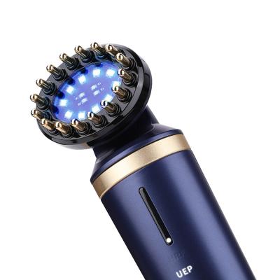 China Multifunctional RF Loss Prevention EMS Led Red Light Therapy Laser Head Massager Hair Comb For Hair Growth for sale