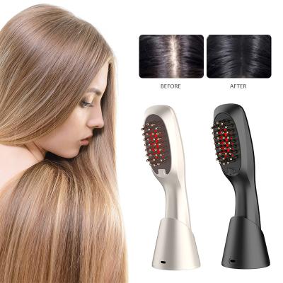 China For commercial & Regrowth Led Scalp Massager Electric Laser Hair Growth Comb Available Home Use Two Heads New EMS for sale