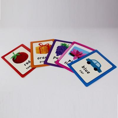 China Fashionable Kids Memory Flash Cards Printing OEM Service Kids Learning Card for sale