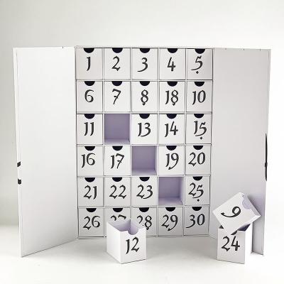 China Ramadan Calendar Cardboard Box With handmade 30 drawers for sale