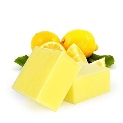 China Basic Cleansing Lemon Soap Nature Handmade Herbs Brighten Soap Bath Hotel Bar Face Body Hand Dispenser Brand Soap Making Supplies for sale