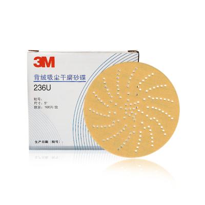 China 3M 236U yellow sanding disc for sale