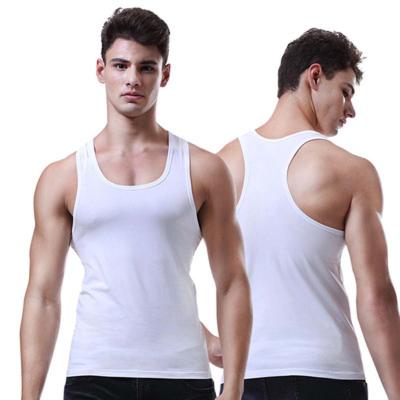 China Wholesale men's underwear 2021 new cotton sports fitness runner vest fashion tights simple and stylish for sale