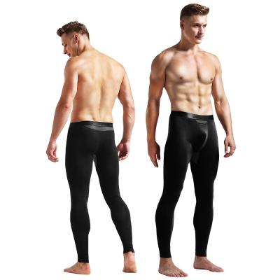 China Anti-Static Men's Separation Bullet Long Johns Gaiters Early Autumn Pants Youth Warm Gaiters for sale