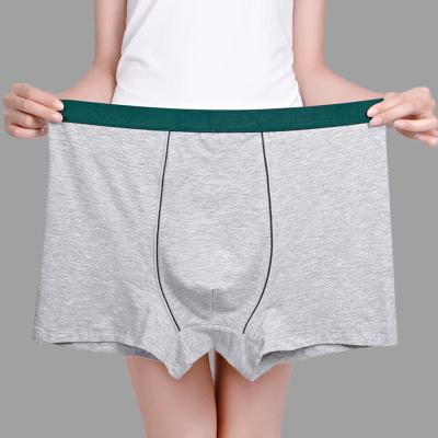 China Anti Static Cotton Mens Underwear Boxer Briefs Custom Plus Size Breathable Boxers for sale