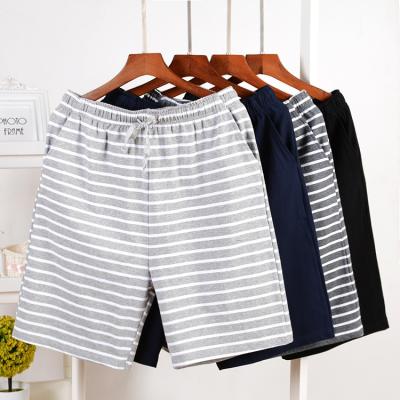 China Anti-Static Cotton Pants Five Point Shorts Striped Sports Men's Boxer Shorts American Men's Multifunctional Shorts for sale