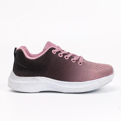 China 2023 fly knit soft sole breathable casual wholesale children walking sneakers kids new running shoes KID-037 for sale