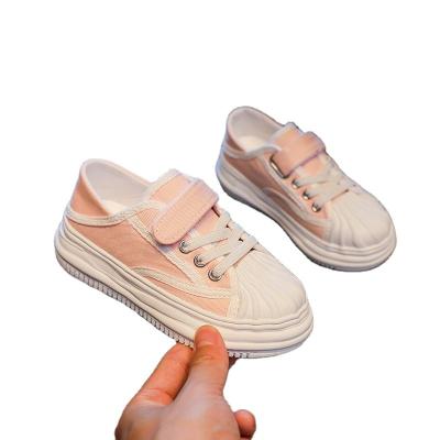 China 2023 wholesale new style girls shoes boys canvas kids sports soft unique dissolving fashionable shoes 24-37 for sale