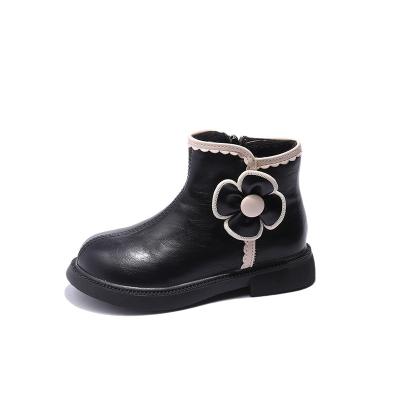 China Soft Cute Shoes 2023 Children PU Shoes Girls Baby Kids Shoes Upper Boots for sale