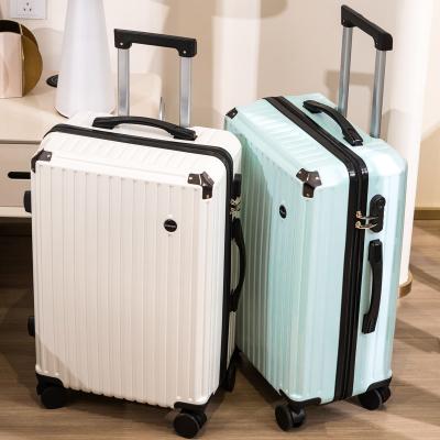 China Newest ABS Trolley Case Luggage Travel Bags And Hard Suitcase ABS Carry On Luggage for sale