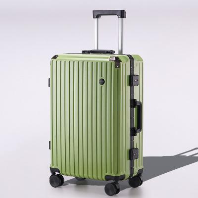 China High Quality Hard Luggage Shell Travel Bags Suitcase Aluminum ABS Universal Carry On Bags Wheels for sale