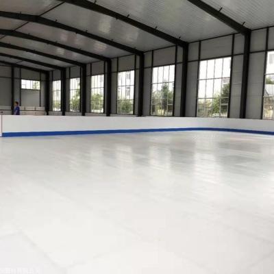 China Durable Custom Synthetic Ice Rink UPE Board Mock Skating Rink Artificial Ice Rink for sale