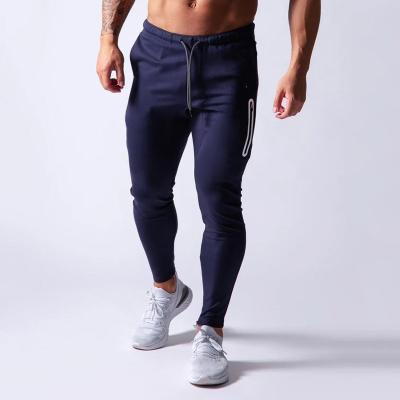 China Breathable Cotton Men Single Track Jogger Pants Training Lower Skin Friendly Leisure Fitness Gym S085 for sale