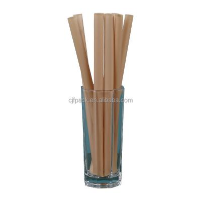 China Customize design to satisfy personal requirements Sugarcane Straws Biodegradable Compostable Paper Straws Tubes Paper Wrapped for sale