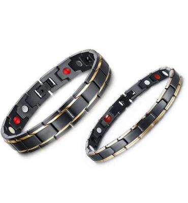 China European Pure Titanium Black Original Wholesale New Design Plating Bangle Magnetic Bracelet for sale