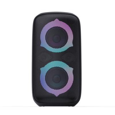 China RGB Light Equipped Rechargeable Outdoor Party Speaker with Lithium Ion Battery for sale