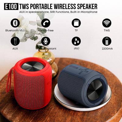 China Presidentes estéreos portátiles de Bluetooth de la prenda impermeable, 10W altavoz de graves IPX7 en venta