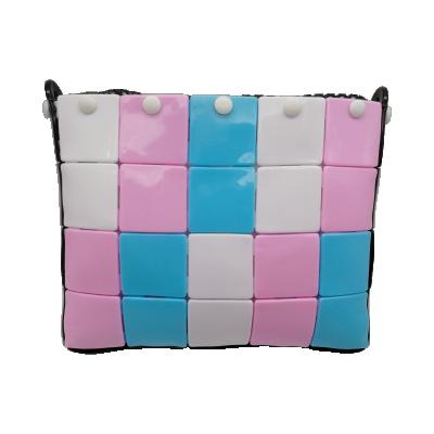 China Diagonal Diy Children's Diy Bag Kid Handbag Girls Handbag Diagonal Bags Weaving Puzzles Kids Princess Educational Toy Material Package K1 for sale