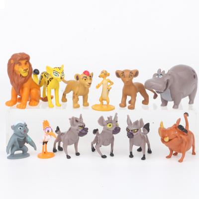 China Cartoon Toy 12pcs/set The Lion King Cartoon Action Figure Toys Simba PVC Collectible Figures for sale