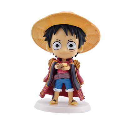 China Toy Newest 6PCS/Lot Janpan Cartoon Mini Anime One Piece Figure Luffy PVC Action Numbers for sale