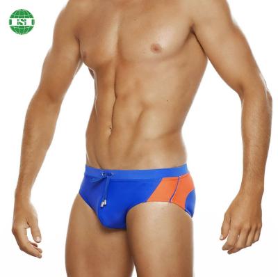 China Male Swimwear Breathable Customized Quick Dry Swimming Briefs With Padded For Men for sale