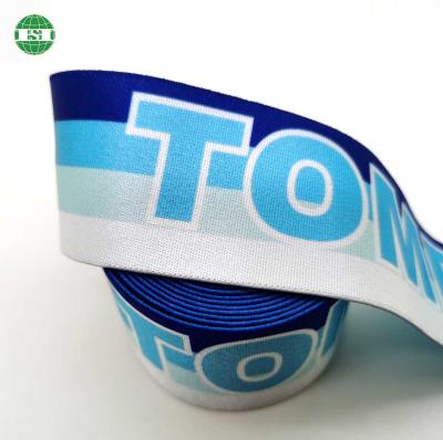 China Customized brand elastic spandex elastic band for swimwear for sale