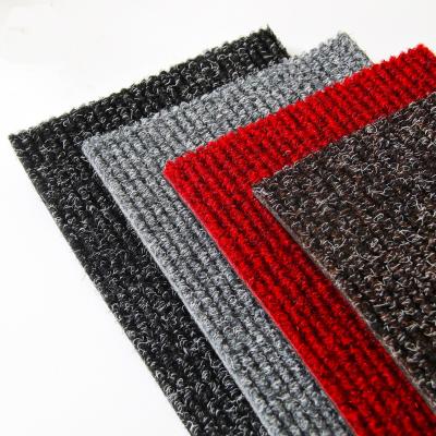 China Durable High Quality Line Stripe Carpet Rib Nonwoven Exhibition Expo Carpet Ribbed Carpet For Event for sale