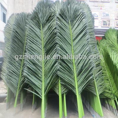 China SJZZY Indoor and Outdoor Decoration Customized Artificial Palm Coconut Leaves, Plastic Palm Leaves for sale