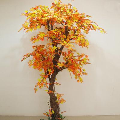 China Artificial Maple Tree Google And Dogpile Search Volume Autumn Plants Decoration Modern Look Type for sale