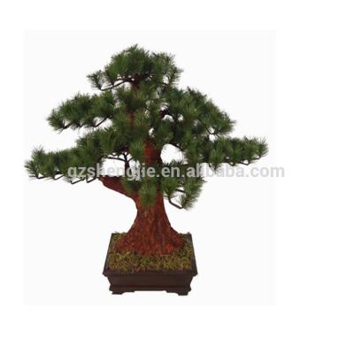 China SJZZY Traditional Potted Small Pine, Artificial Pine In A Pot for sale