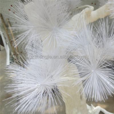 China White Artificial Pine Garden Landscaping Open Plants UV Artificial Pine For Winter Wonderland Decoration for sale