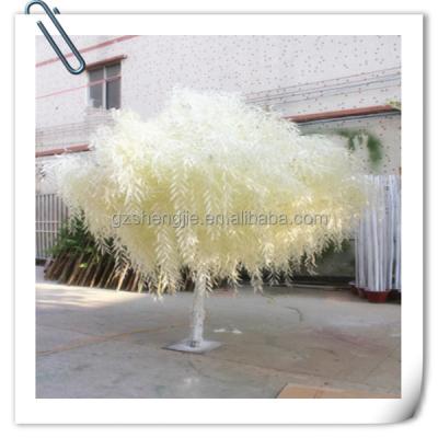 China Wedding Decorative Artificial White and Green Weeping Willow for Home Decor for sale