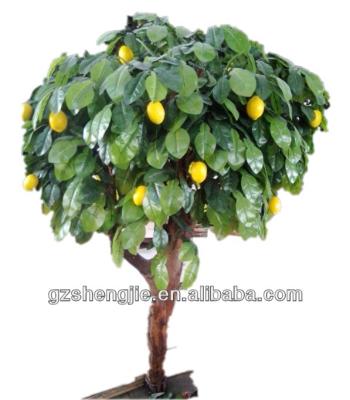 China Professional Wholesale Artificial Indoor Use Lemon Tree China Factory Make High Current Decorative Indoor Artificial Lemon Imitated Fruit Trees for sale