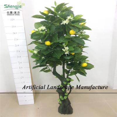 China Wholesale Artificial Fruit Tree SJZL02 Lemon Tree, Artificial With Fruit Lemon Tree for sale