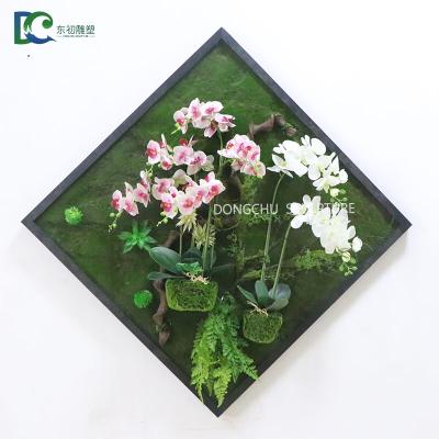 China Wedding Artificial Ornamental Plants for Wall Decoration Plant Plastic Artificial Wall Grass Mini for sale