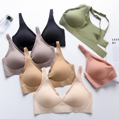 China 2021 Breathable Women Lingerie Bra Sets Sexy Women Underwear Strapless Front Push Up Bra Fashion Bra Push Up for sale