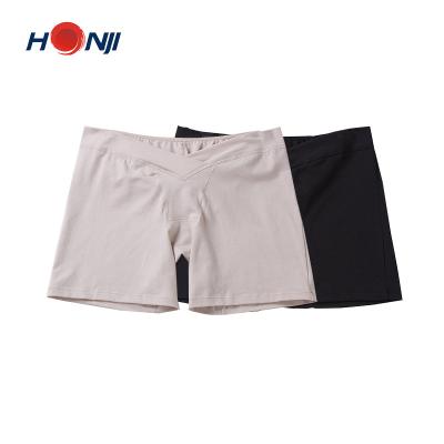 China Tactility Breathable Soft Breathable V-Waist Maternity Shorts Comfortable Lady Loose Maternity Shorts for sale