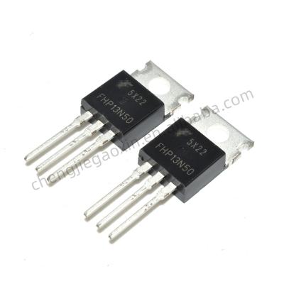 China Power amplifier new 100%Original FHP13N50 applications CHENGJIEGX MOSFET 13N50 transistor imported TO-220 electronic components for sale